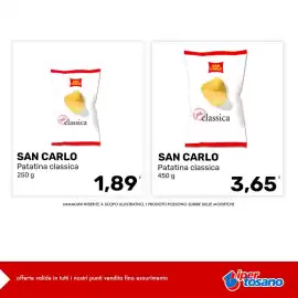 Volantino Iper Tosano settimana 40 Pagina 14: San Carlo Patatina classica €1,89, San Carlo Patatina classica €3,65