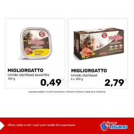 Volantino Iper Tosano settimana 40 Pagina 3: Migliorgatto Umidosterilized assortito €0,49