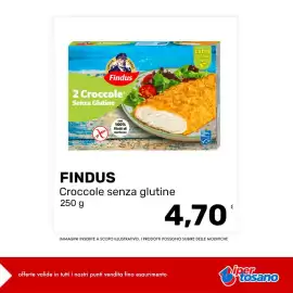 Volantino Iper Tosano settimana 40 Pagina 5: Findus Croccole senza glutine €4,70