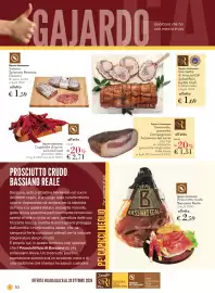 Volantino Conad Pagina 10: Coppiette di suino Ariccia Food €2,71, Prosciutto crudo Bassiano Reale €2,59