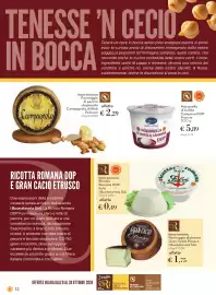 Volantino Conad Pagina 12: Ricotta Romana DOP Fulvi €0,49, Formaggio di pecora stagionato Campagnolo di Rieti Petrucci €2,29