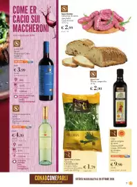 Volantino Conad Pagina 7: Cicoria I nostri ORI €1,79, Salsiccia di suino macinata Cioli Ariccia €2,99