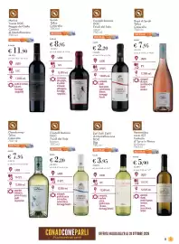 Volantino Conad Pagina 9: Tella €7,95, Castelli Romani Bianco DOC €2,20