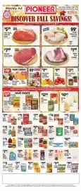 Pioneer Supermarkets weekly ad week 40 Page 1: Rico Long Grain Rice €12,99, Perdue chicken leg quarters €0,99
