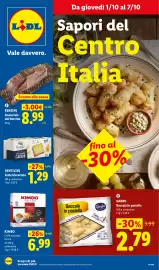 Volantino Lidl | Sapori Pagina 1: Kimbo Caffè macinato fresco €6,99, Garbo Baccalà in pastella €2,79