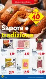 Volantino Lidl | Sapori Pagina 2: Corte delle Bontà Salsiccia di suino "Norcina" €4,19