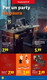 Volantino Lidl | Da Lidl ogni brivido vale davvero. Pagina 10: Ragnatela LED "Halloween" €7,99