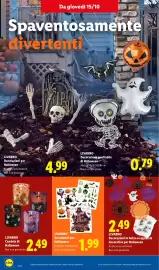 Volantino Lidl | Da Lidl ogni brivido vale davvero. Pagina 14: Candela di Halloween €2,49, Set adesivi per Halloween €1,99