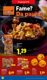Volantino Lidl | Da Lidl ogni brivido vale davvero. Pagina 2: Halloween Tortilla Wraps €1,99, Halloween Snack di mais €0,49
