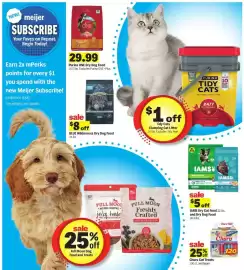 Meijer weekly ad week 40 Page 19: Churu Cat Treats, Purina ONE Dry Dog Food €29,99