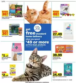 Meijer weekly ad week 40 Page 21: Blue True Solutions Dry Cat Food, Pretty Litter Health Monitoring Cat Litter €27,49