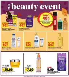 Meijer weekly ad week 40 Page 28: Burt's Bees Skin Care Products, Eucerin or Aquaphor Hand or Body Lotions