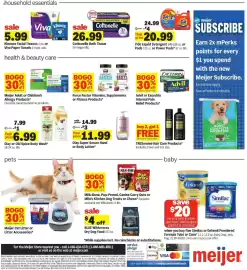 Meijer weekly ad week 40 Page 4: Cottonelle bath tissue €26,99, Force Factor Vitamins, Supplements or Fitness Products