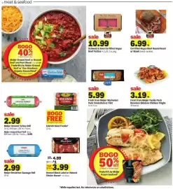 Meijer weekly ad week 40 Page 5: Meijer Family Pack Boneless Skinless Chicken Thighs €3,19