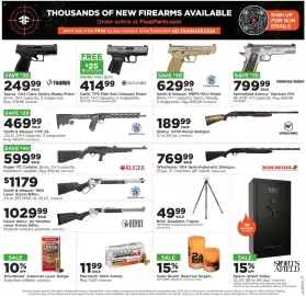 Mills Fleet Farm weekly ad week 40 Page 12: Canik TP9 Elite Sub Compact Pistol €414,99, Sports Afield Safes
