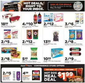 Mills Fleet Farm weekly ad week 40 Page 18: Tostitos tortilla chips €8,00, Little Debbie Big Pack Snack Cakes €8,00