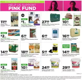 Mills Fleet Farm weekly ad week 40 Page 25: Zoetis quest plus dewormer, Nutrena Naturewise Scratch Block €14,49