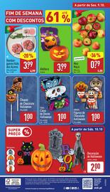 Folheto ALDI semana 41 Página 40: Decoração de Halloween €2,00, Abóbora €3,99