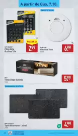 Folheto ALDI semana 41 Página 24: Workzone alarme de fumo €6,99, Activ energy pilhas botão alcalinas/lítio €2,99