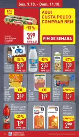 Folheto ALDI semana 41 Página 30: Gut drei eichen salami €1,99, Golden Seafood Atum em Molho de Tomate €1,19