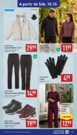 Folheto ALDI semana 41 Página 35: Casaco outdoor 3 em 1 €29,99, Calças de Inverno Outdoor €14,99