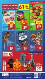 Folheto ALDI semana 41 Página 40: Decoração de Halloween €2,00, Abóbora €3,99