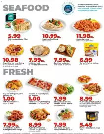 Hy-Vee weekly ad week 40 Page 15: MIA Italian calzone €5,99, Argentina red raw shrimp €10,98