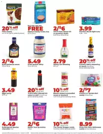Hy-Vee weekly ad week 40 Page 24: Skinny Girl dressing €2,79, Kraft Barbecue Sauce €4,00