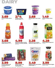 Hy-Vee weekly ad week 40 Page 26: Eggland's Best Hard-Cooked Peeled Eggs €3,49, Kemps Cottage Cheese €1,49