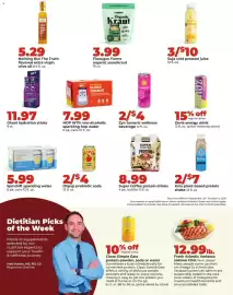 Hy-Vee weekly ad week 40 Page 29: Suja cold pressed juice €10,00, HOP WTR non-alcoholic sparkling hop water €7,99