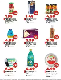 Hy-Vee weekly ad week 40 Page 6: MILD MILD OAGA FAT llyVee THICK & CHUNKY SALSA MILD SAVE! .50 1.99 PERKS.PRICES Hy-Vee