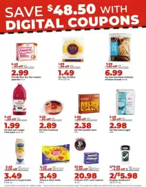 Hy-Vee weekly ad week 40 Page 7: SAVE $48.50 WITH DIGITAL COUPONS llyVee Toaster Pastries FROSTED STRAWBERRY FLOUR TORTILLAS