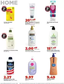 Hy-Vee weekly ad Page 9: Gold Bond lotion, Nivea, Aquaphor or Eucerin products