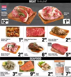 Super King Markets weekly ad week 40 Page 5: Sk cooked shrimp €7,99, Meaty Beef Neck Bones or Feet €2,99