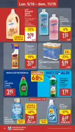 Folleto ALDI semana 41 Página 10: Tandil suavizante concentrado €1,55, Esselt papel higiénico acolchado xxl €5,99