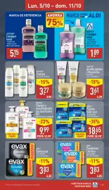 Folleto ALDI semana 41 Página 11: Pantene Acondicionador / Mascarilla €3,61, Dodot pañales bebé seco €18,65