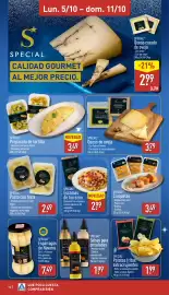 Folleto ALDI semana 41 Página 14: Special queso de oveja €3,79, Special espárragos de navarra €7,49