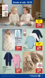 Folleto ALDI semana 41 Página 27: Body €6,99, Lily & Dan patucos €3,99