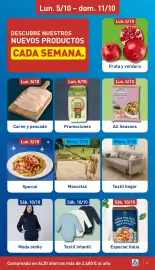 Folleto ALDI semana 41 Página 3: Lun. 5/10 - dom. 11/10 DESCUBRE NUESTROS NUEVOS PRODUCTOS CADA SEMANA. Lun. 5/10 Lun. 5/10