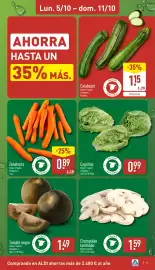 Folleto ALDI semana 41 Página 5: Zanahoria €0,89, Tomate negro €1,49