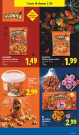 Catálogo Lidl | Halloween Página 11: Halloween mini doughnuts €2,99, Halloween palomitas caramelizadas €2,99