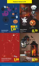 Catálogo Lidl | Halloween Página 21: Farol LED de Halloween €6,99, Decoración de fieltro €1,99