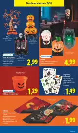 Catálogo Lidl | Halloween Página 23: Pegatinas luminosas €1,49, Felpudo €1,99