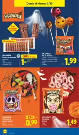 Catálogo Lidl | Halloween Página 4: Halloween dentadura drácula €1,49, Halloween Caramelos de goma Scary Mix €0,99
