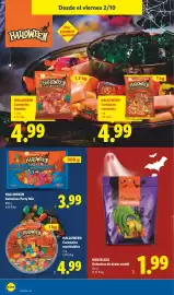 Catálogo Lidl | Halloween Página 6: Halloween Caramelos masticables €4,99, Halloween Golosinas Party Mix €3,99