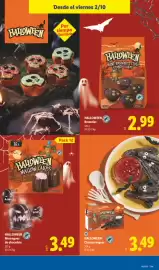 Catálogo Lidl | Halloween Página 9: Halloween brownies €1,99, Halloween churros negros €2,99