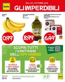 Volantino Hardis Pagina 16: Caffè Nescafé Dolce Gusto Espresso €6,49, Olio extra vergine di oliva Salvadori €8,99