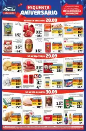 Folheto Tenda Atacado Página 1: Canção - coxa com sobrecoxa congelada €6,90, Bem-te-vi - arroz tipo 1 €15,99