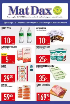 Matdax reklamblad (giltig till och med 4-10)