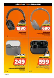 Power reklamblad vecka 40 Sida 10: JLab Flex Open True Wireless €599,00, Jbl bluetooth-hörlurar €690,00